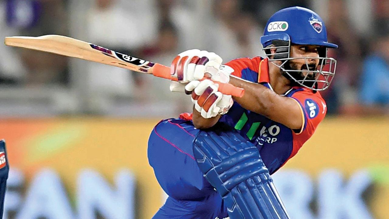 Delhi Capitals captain Rishabh Pant during their match against Gujarat Titans in Ahmedabad on Wednesday. Pic/AFP