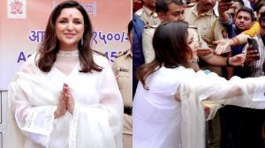 Parineeti Chopra seeks blessings at Mumbai’s Siddhivinayak Temple