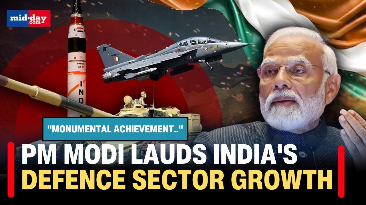 PM Modi praises India's Defence sector growth, calls it a monumental achievement