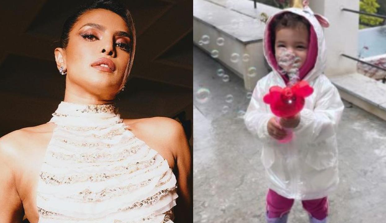 Priyanka Chopra and daughter Malti Marie's rainy day shenanigans includes laughter and bubbles, take a look