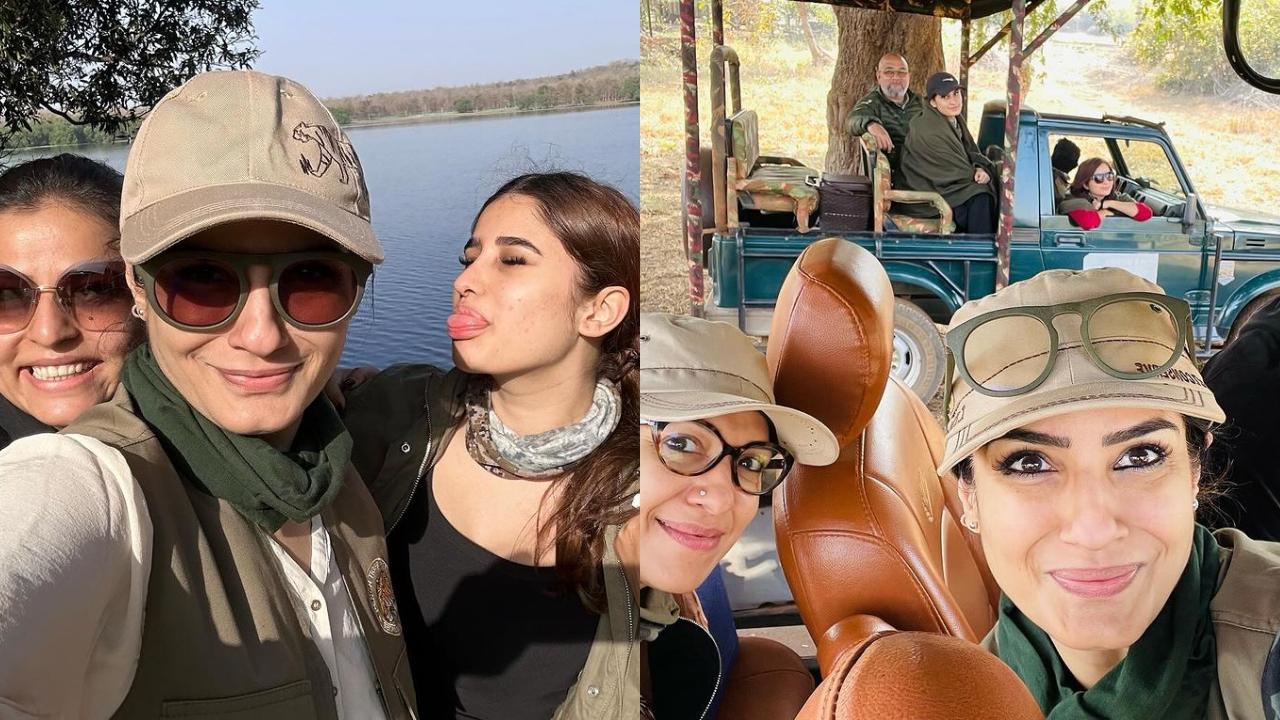In Pics: Raveena Tandon's safari trip with girl gang after 'Patna Shuklla'