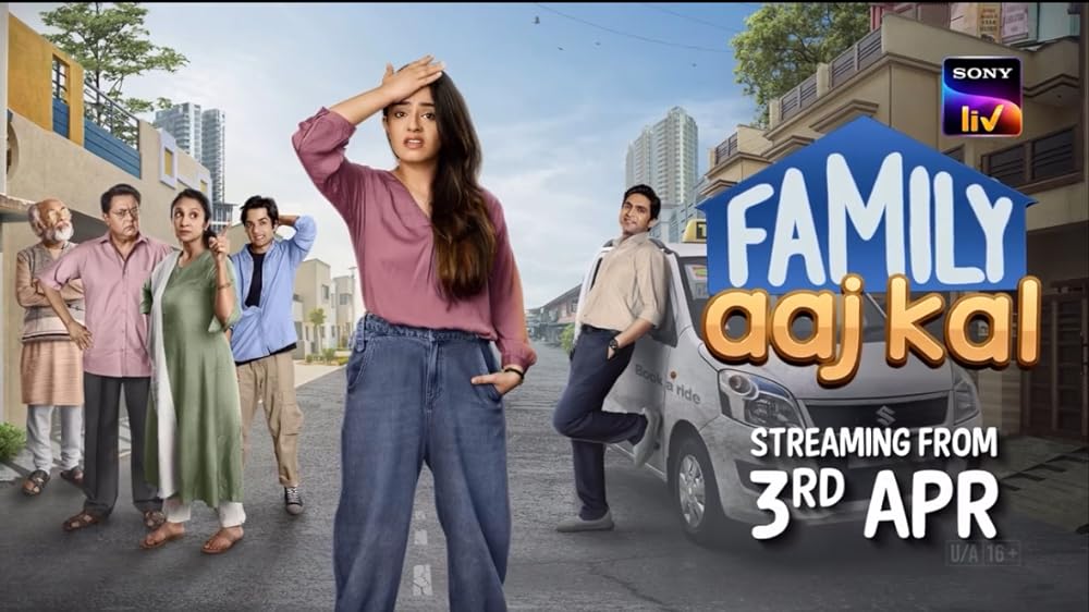 Family Aaj Kal - April 3 (SonyLiv)Join the Kashyap family on a contemporary journey filled with laughter, love, and life lessons in 'Family Aaj Kal.' As they navigate the complexities of modern relationships, this family drama explores the bonds that hold us together and the challenges that test our resolve.
