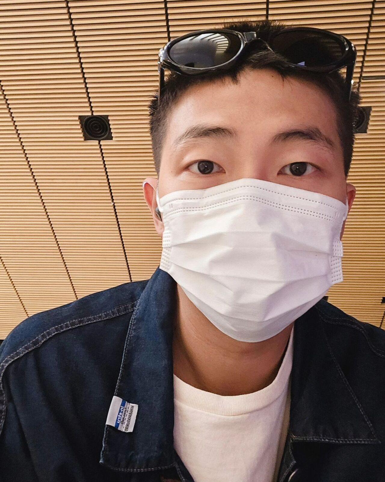 South Korean boy band BTS' leader RM aka Kim Nam-joon, dropped a series of pictures on Instagram. 