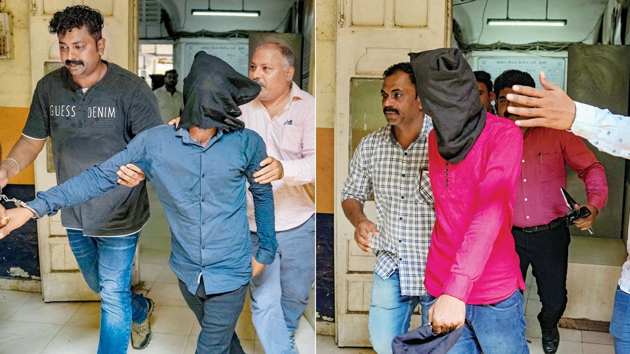 The accused being taken to court. File pic/PTI 