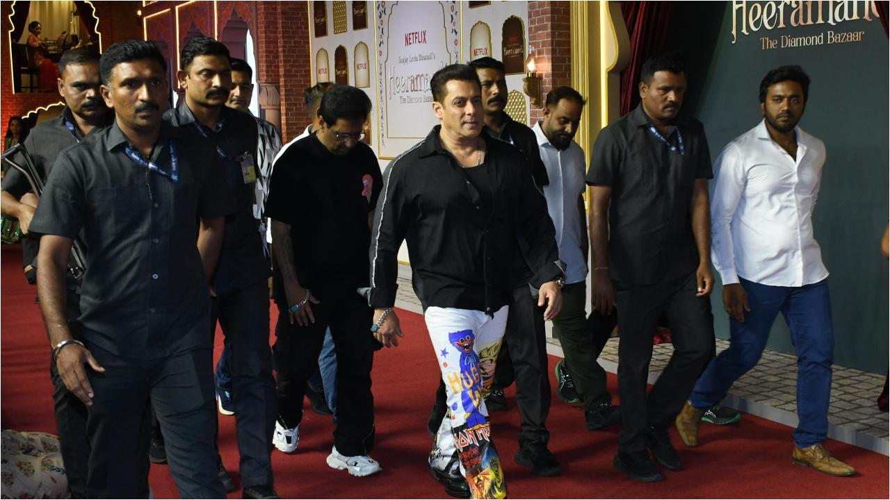 After gun firing incident, Salman arrives at 'Heeramandi' premiere with security
