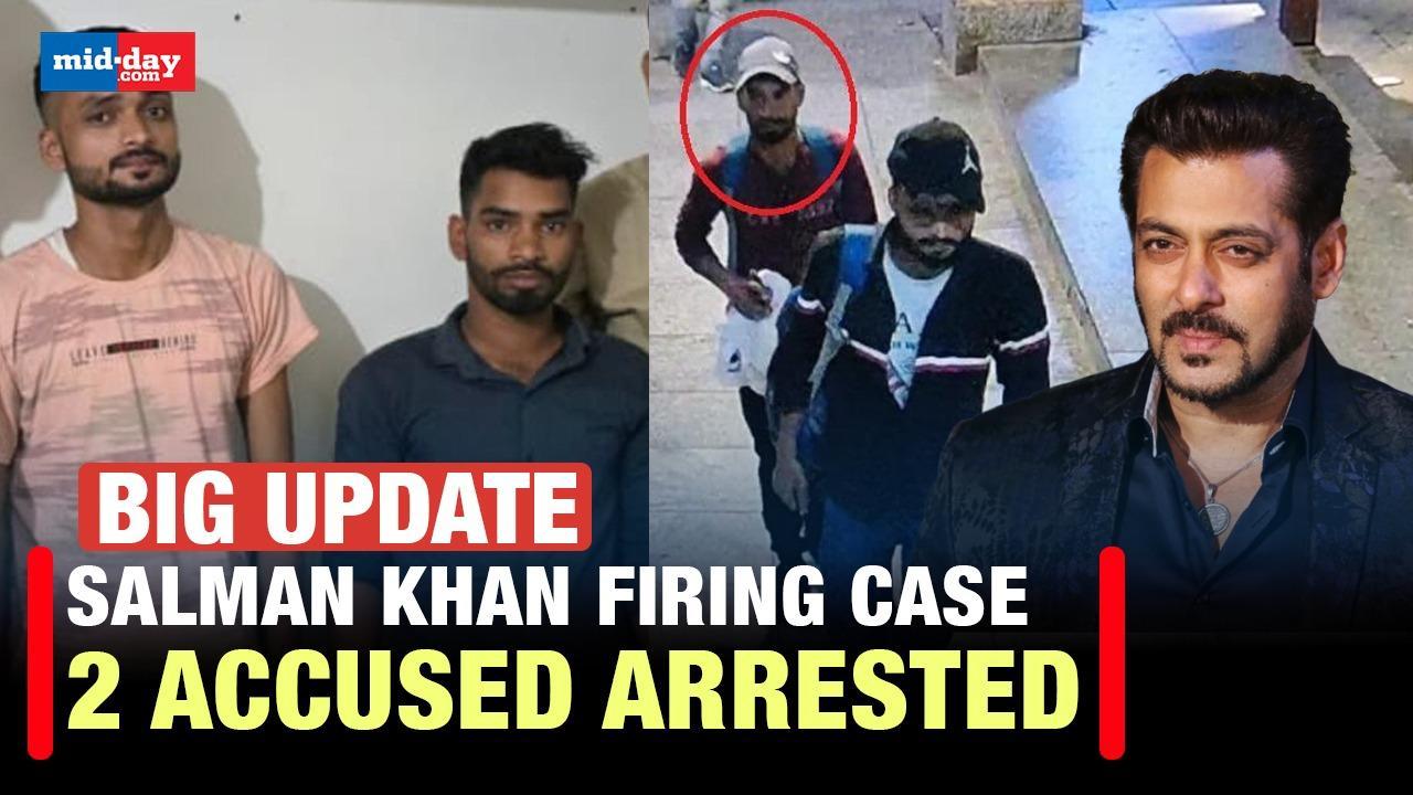 Salman Khan House Firing Case: Two Suspects Arrested 