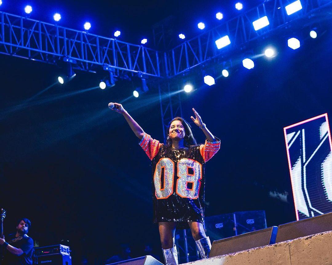 Dressed to kill in outfits that scream style and fun, she knows how to work the crowd