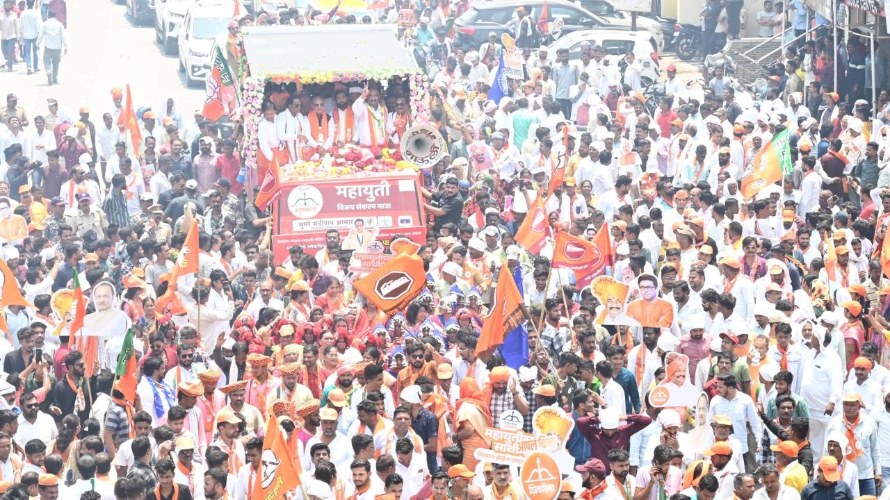 Sandeepan Bhumre, who filed his nomination from Aurangabad (Chhatrapati Sambhajinagar) Lok Sabha seat will take on Chandrakant Khaire of the Uddhav Thackeray-led Shiv Sena (UBT) and AIMIM's sitting MP Imitiaz Jaleel