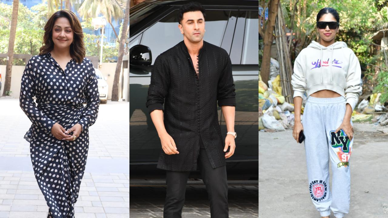 Spotted in the city: Jyothika, Ranbir Kapoor, Bhumi Pednekar and others