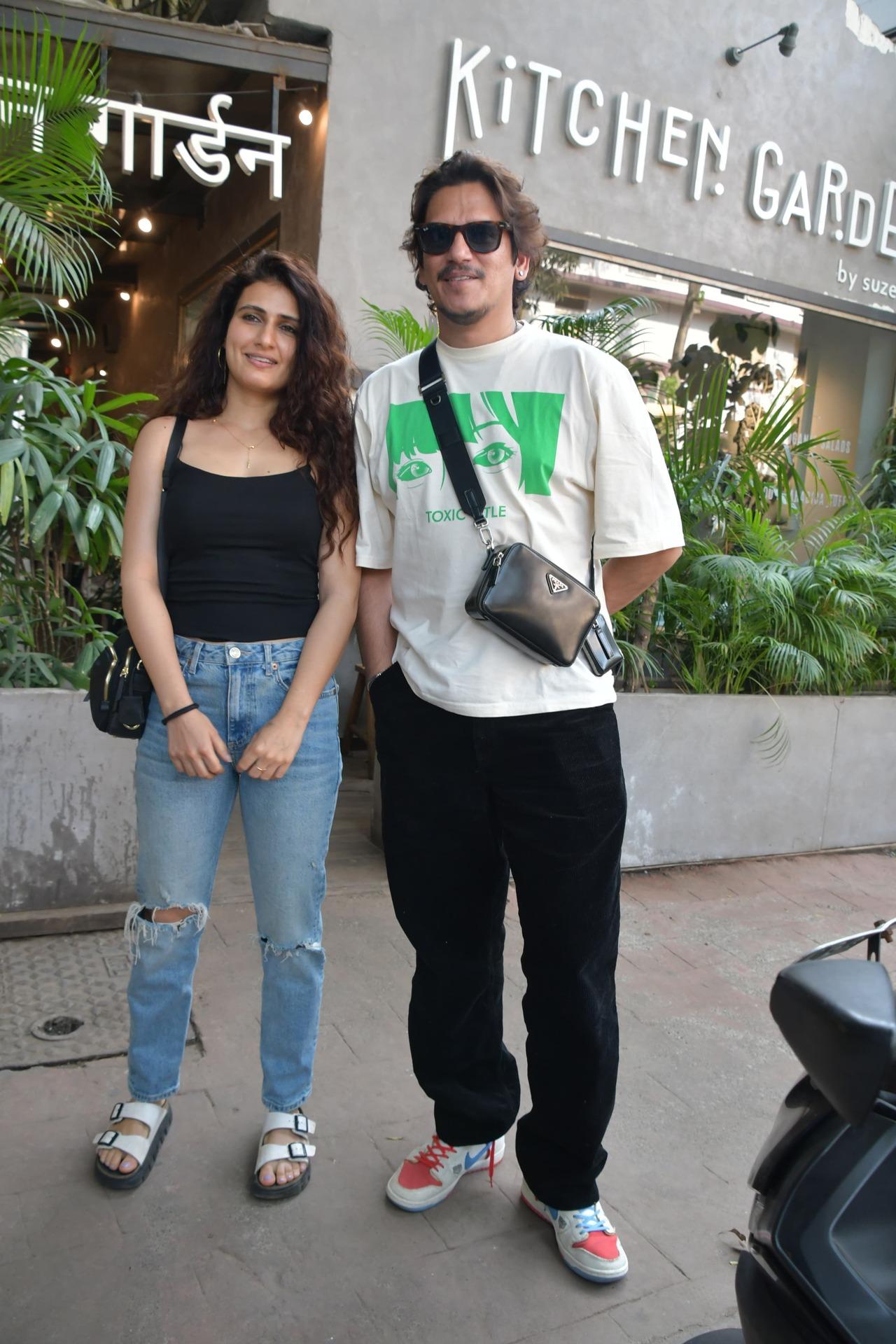 Vijay Varma and Fatima Sana Shaikh were spotted in Juhu