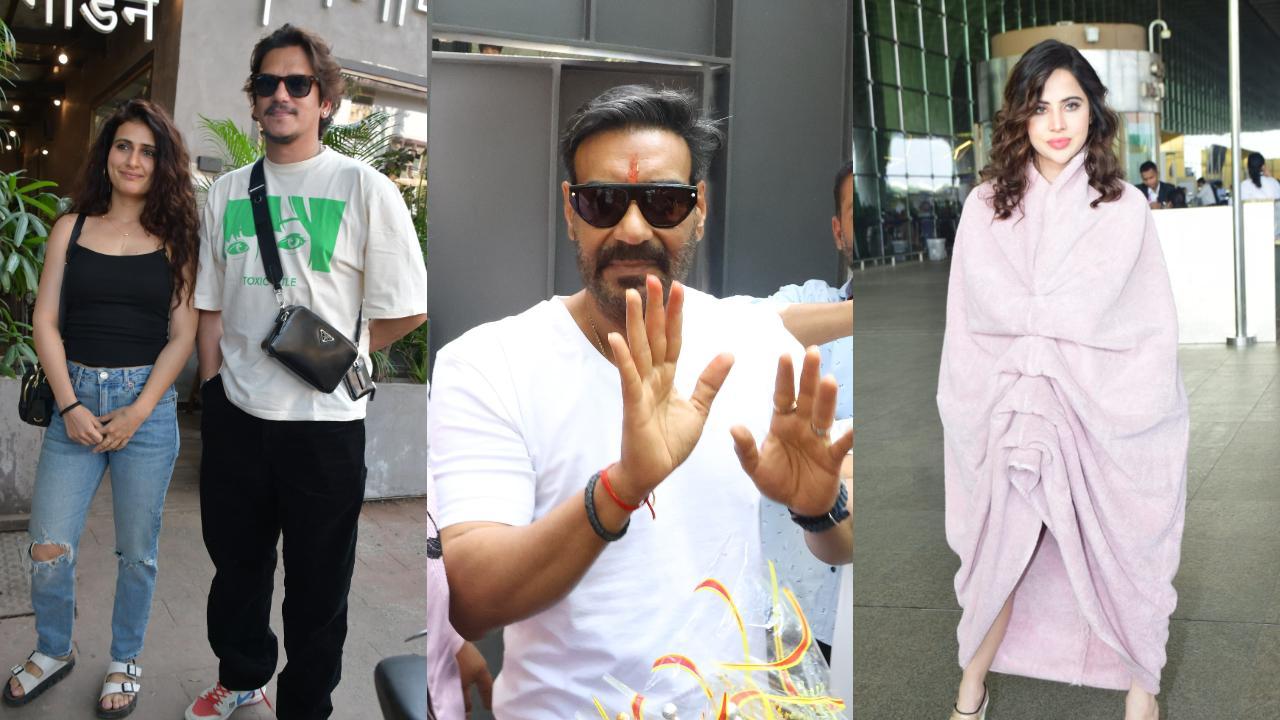 Spotted in the city: Vijay Varma, Ajay Devgn, Uorfi Javed and others