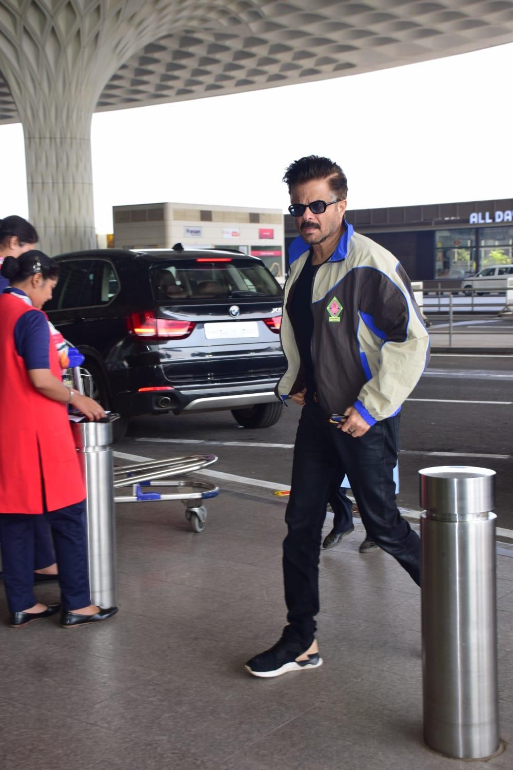 Anil Kapoor was spotted at the Mumbai airport today, The actor looked suave as ever!