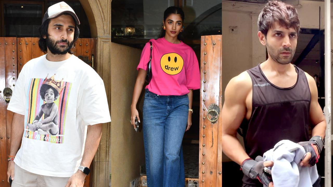 Spotted in the city: Pooja Hegde, Rohan Mehra, Kartik Aaryan and others