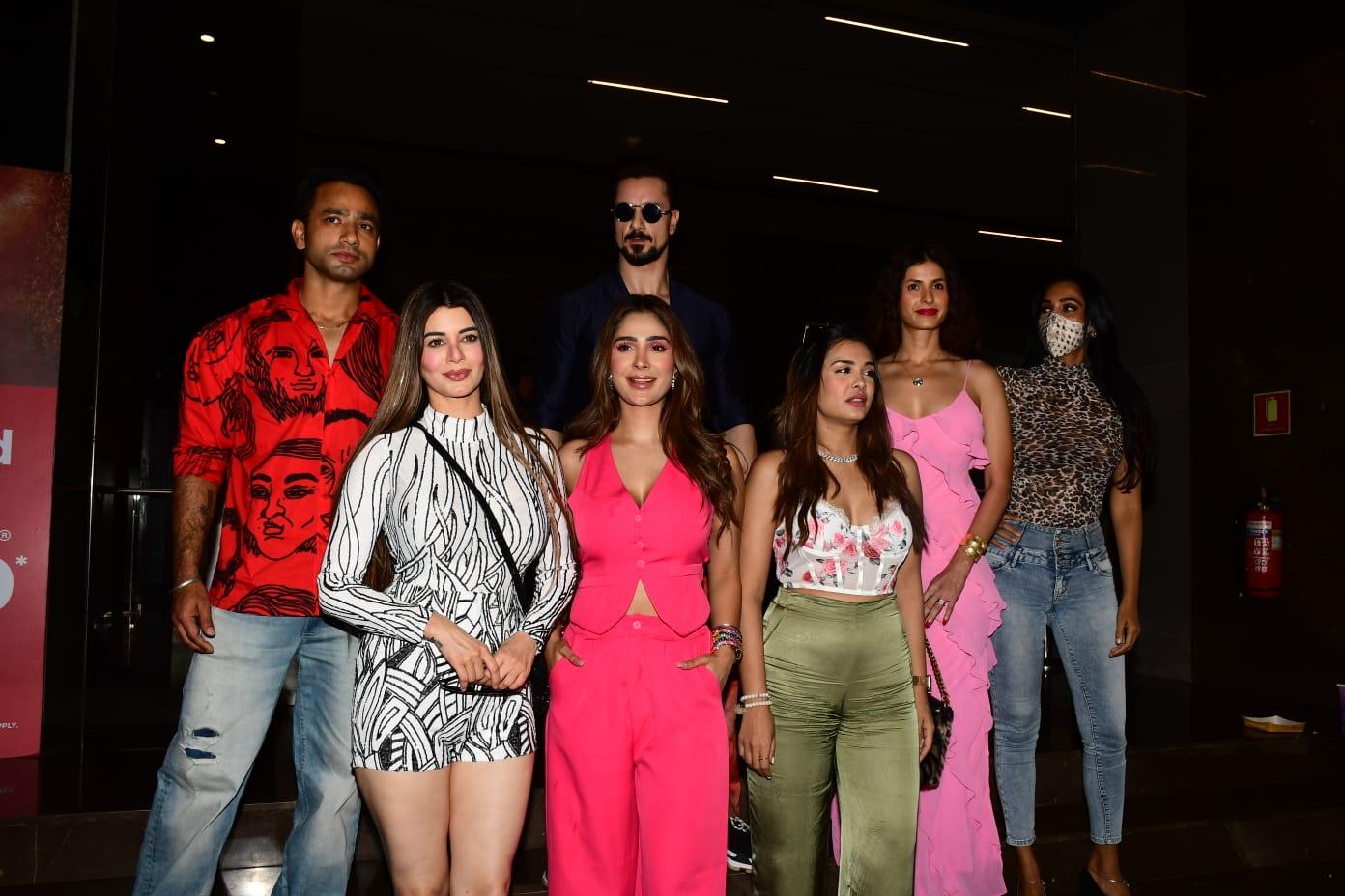 Director Deepak Tijori and lead actresses Alankrita Sahai, Natasha Suri, Kainaat Arora, Nazia Hussain, and Sonia Birje, along with actors Harjinder Singh and Mandeep Kaur Sandhu, attended the event.