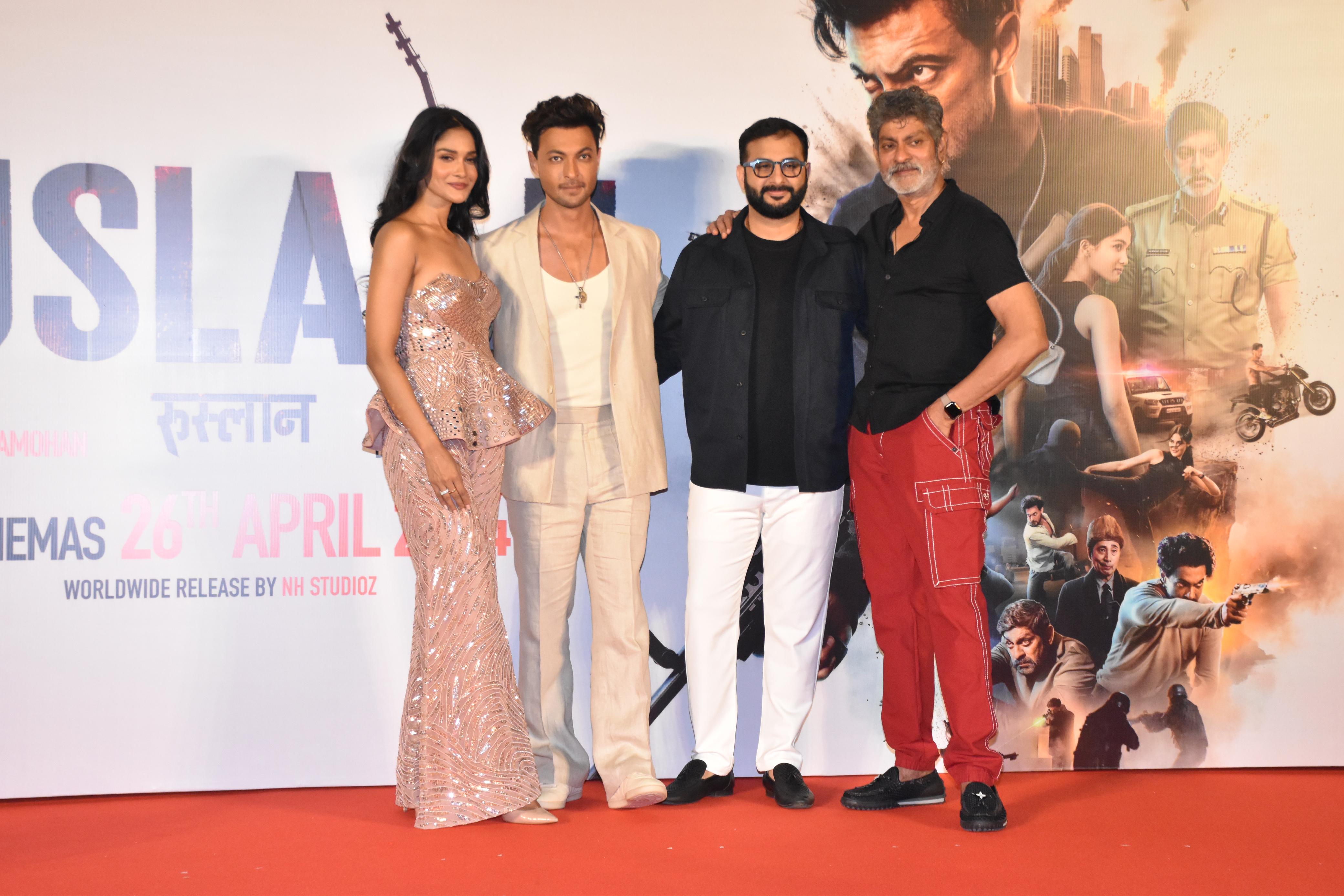 There was a trailer launch for Aayush Sharma's upcoming movie 'Ruslaan'