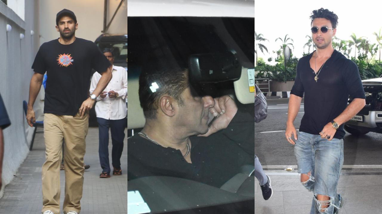 Spotted in the city: Salman Khan, Aayush Sharma, Aditya Roy Kapur and others