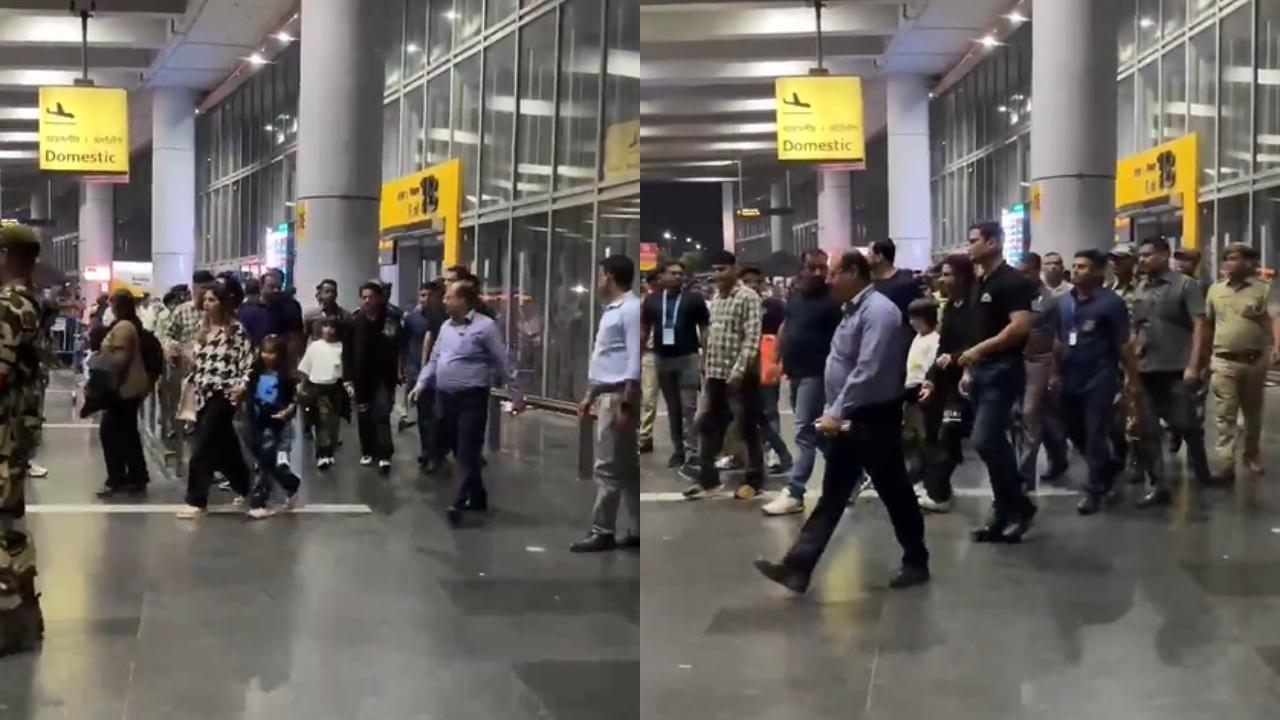 Shah Rukh Khan arrives in Kolkata with heavy security on Bengali New Year