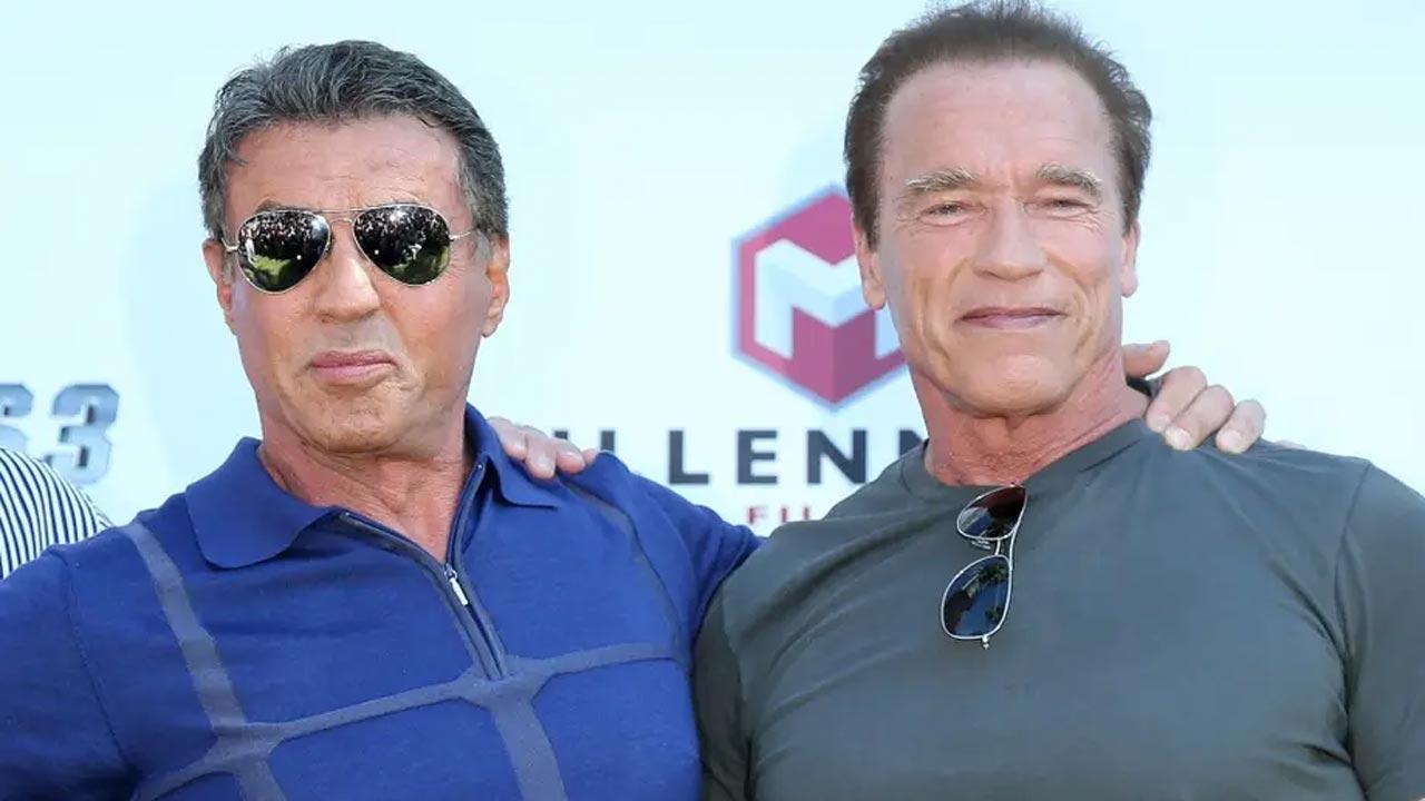 How Arnold Schwarzenegger, Sylvester Stallone battled over fat levels, body counts in their films