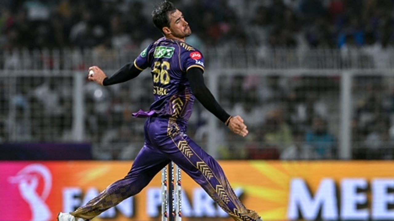 KKR pacer Mitchell Starc. Pic/AFP