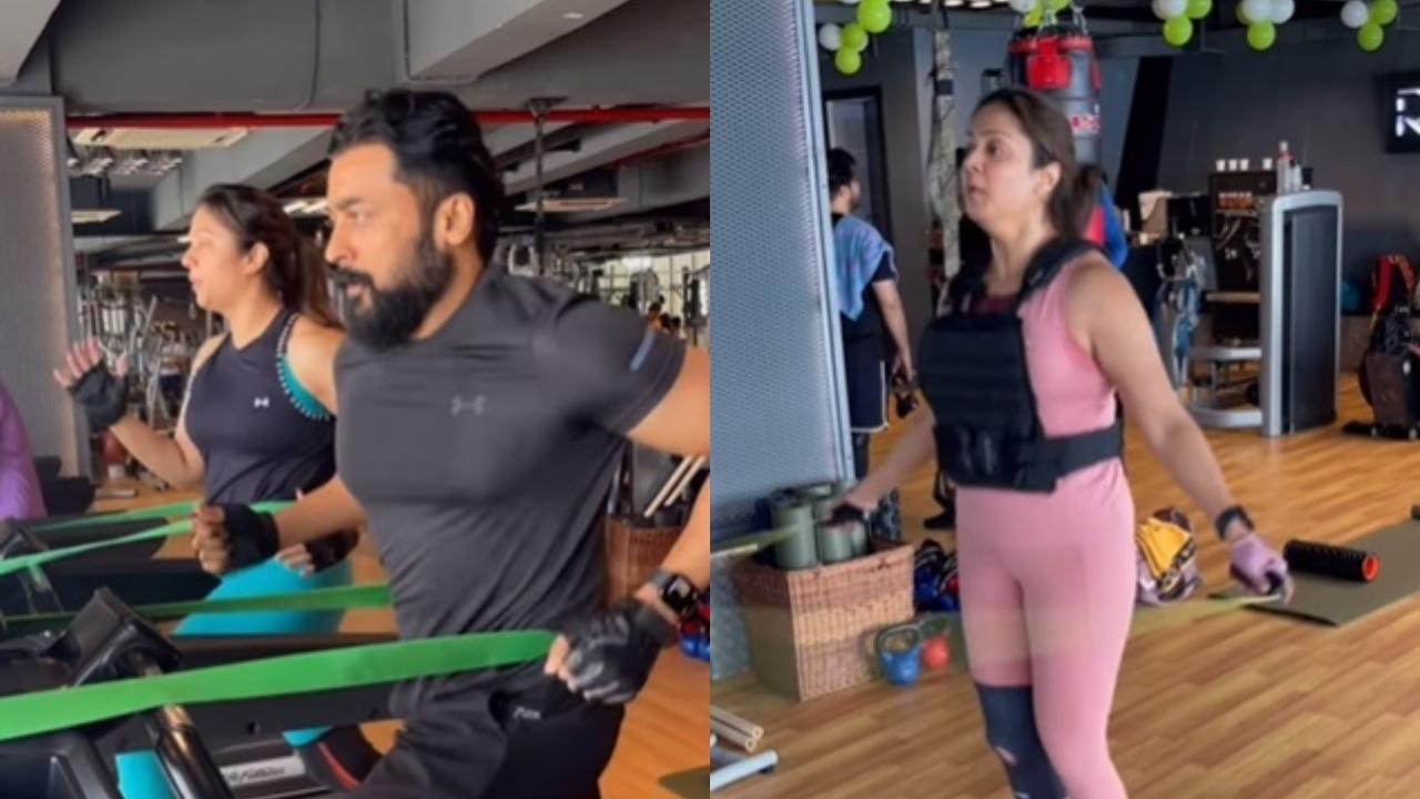 Jyotika and Suriya's intense workout session sets a new bar for couple goals 