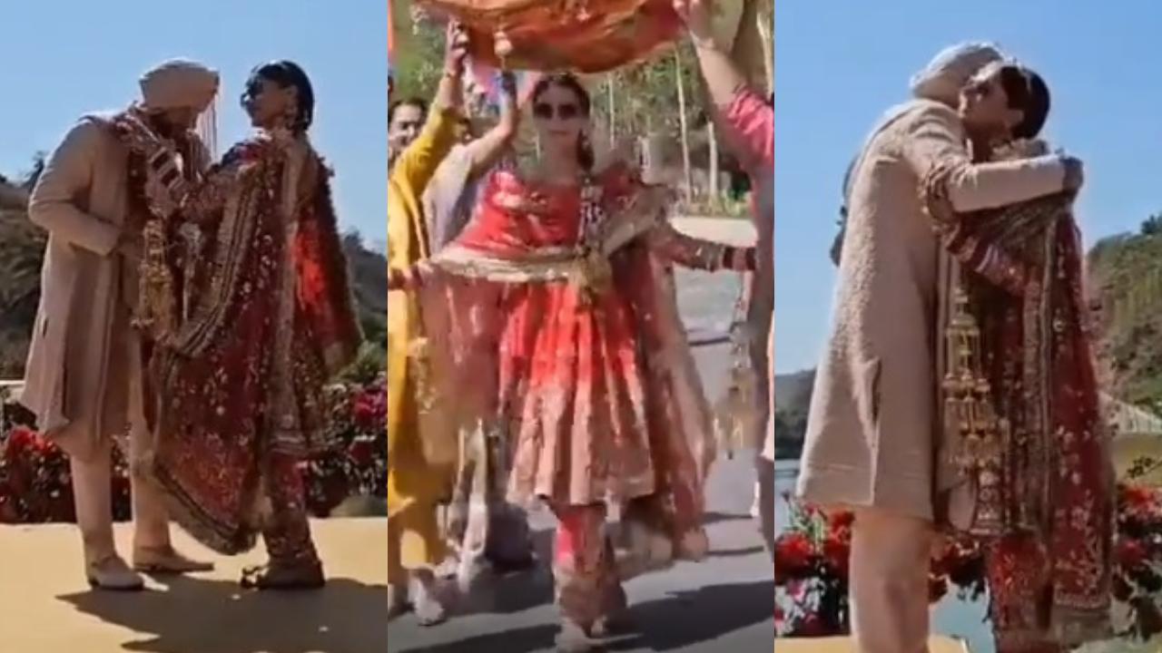 Taapsee Pannu's wedding video with Mathias Boe leaked, actor ditches lehenga for a salwar suit - watch video