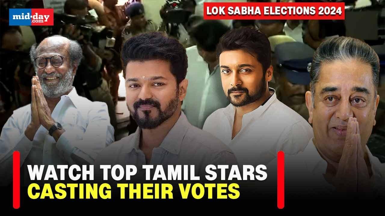 Lok Sabha Elections 2024: Tamil stars Rajinikanth, Kamal Haasan and others vote