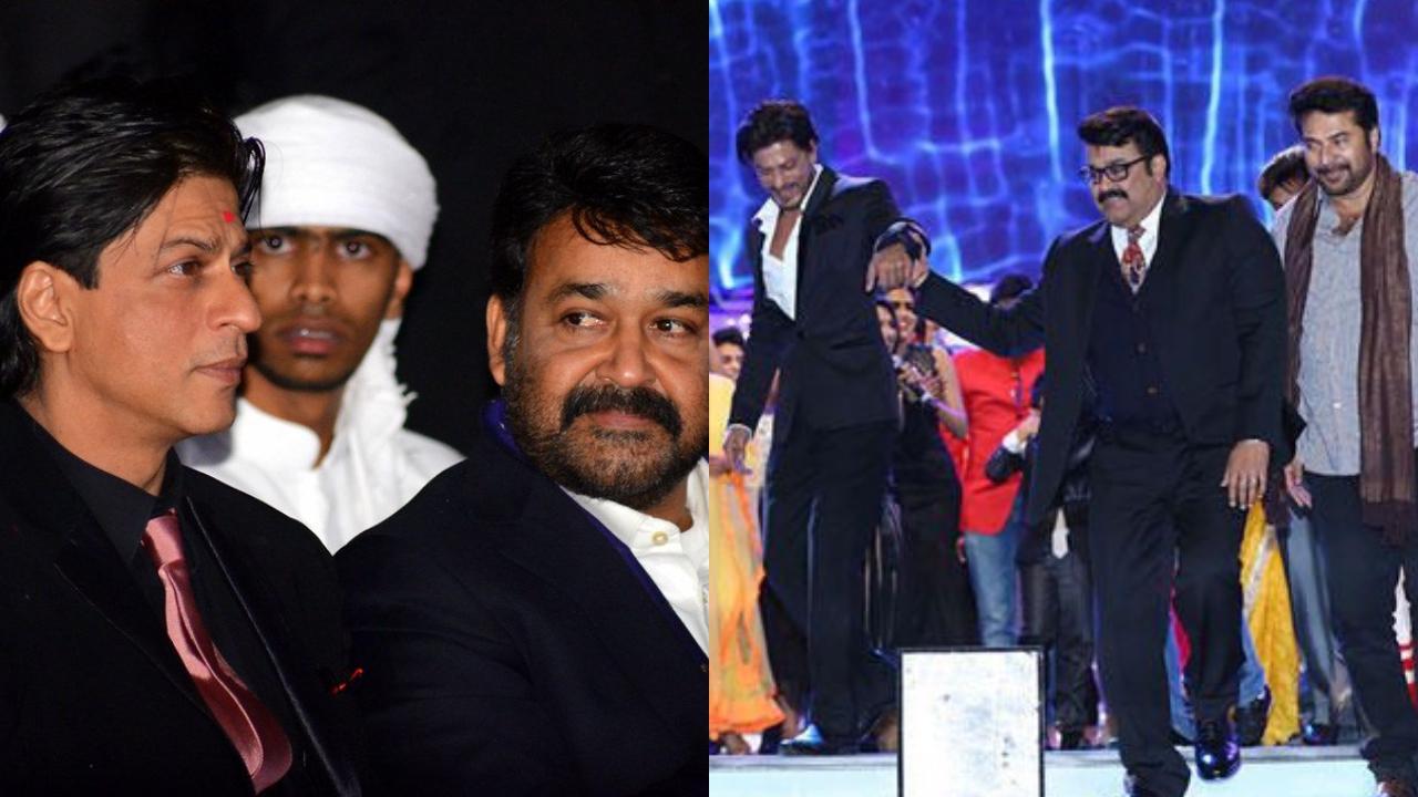 Mohanlal and SRK