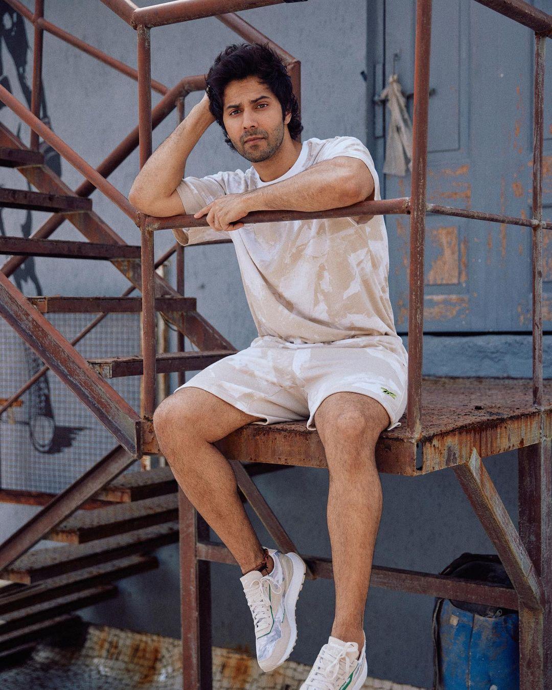 Embracing the laid-back summer vibes, Varun is frequently spotted sporting printed shorts paired with plain tees or casual shirts. 