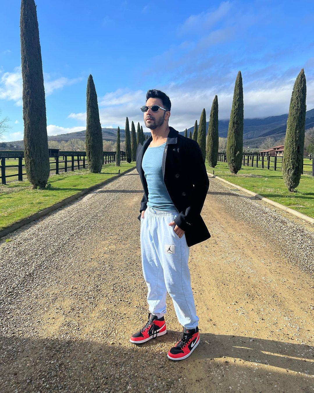 For cooler summer evenings or outdoor events, Varun Dhawan effortlessly layers his outfits with lightweight jackets or shirts.