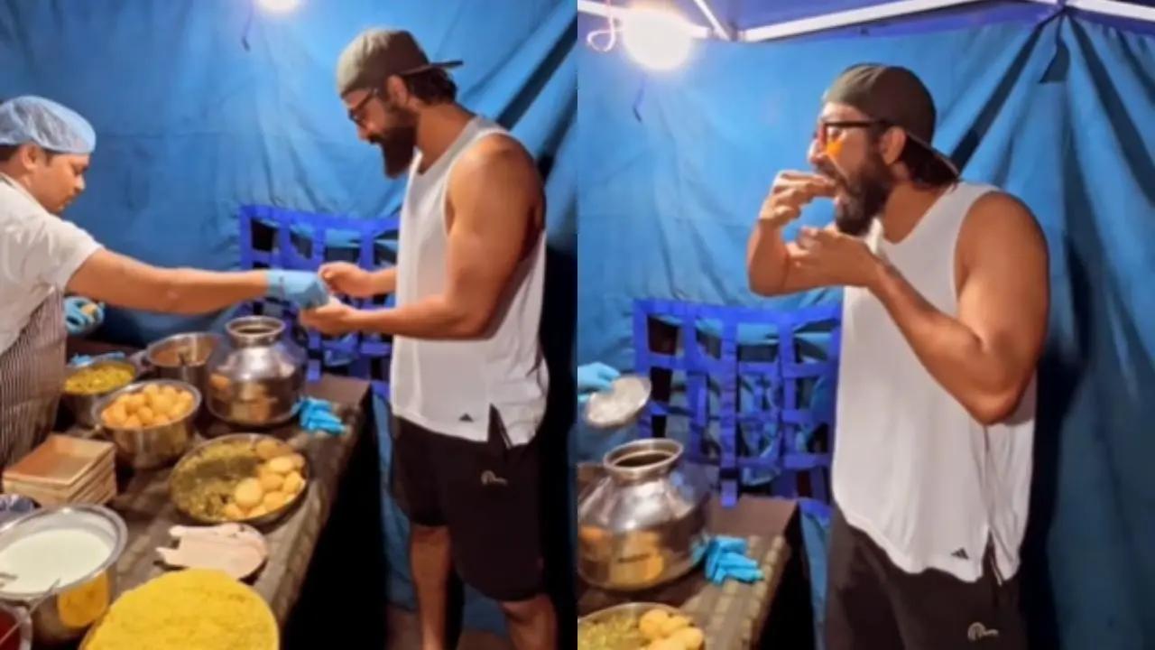 Vicky Kaushal enjoys pani puri as a cheat meal after months. In the clip, Vicky Kaushal beamed with happiness. Read more