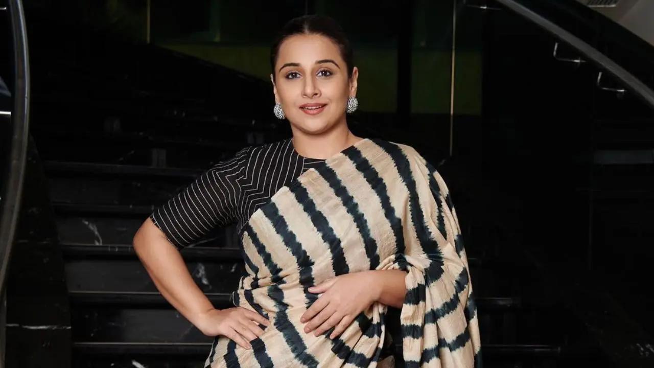 Vidya Balan reveals she only has 25 sarees in her collection; confesses 'I don’t get a chance to repeat my sarees'
