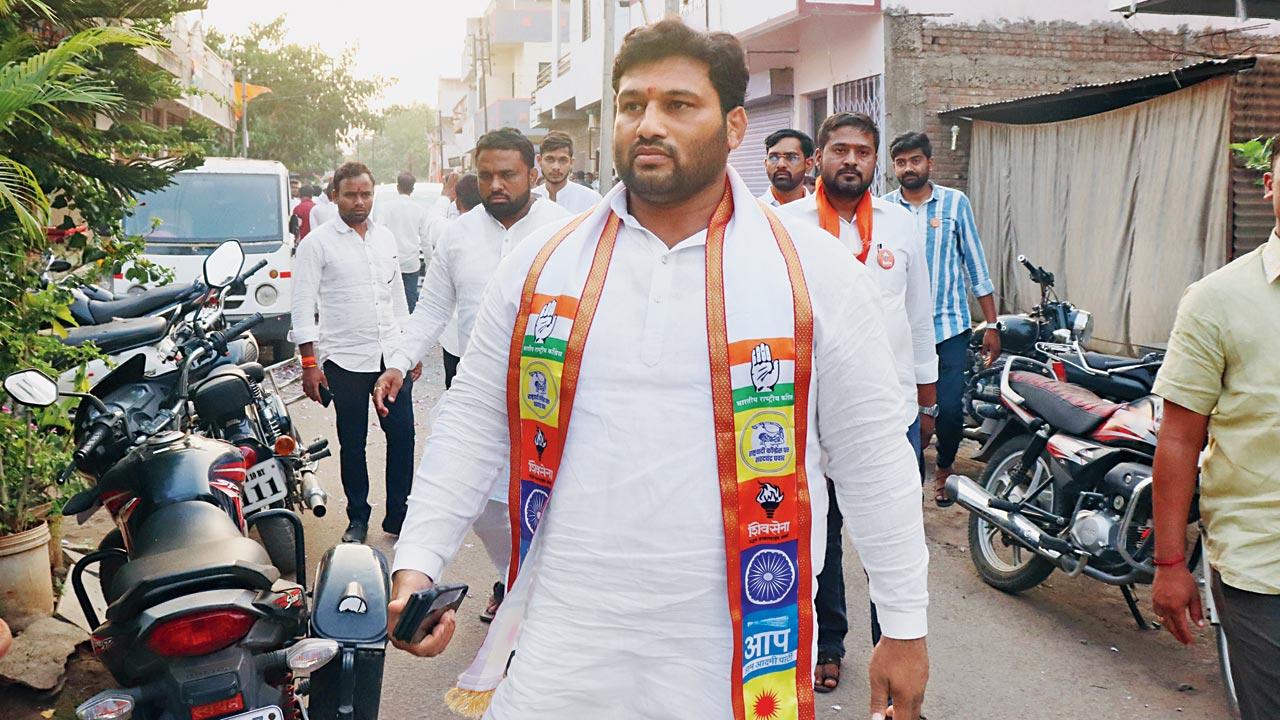 Sena UBT candidate Chandrahar Patil