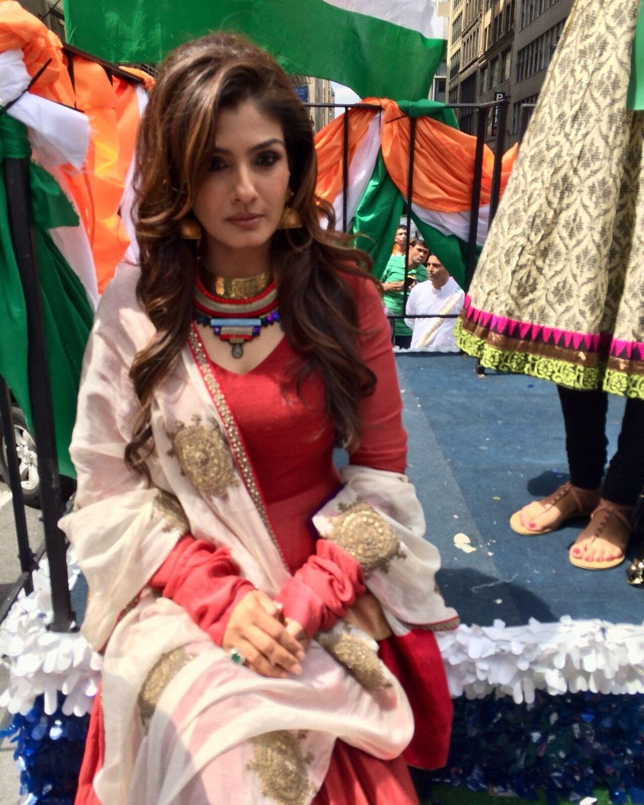 Raveena Tandon dropped a photo of herself from an I-Day celebration. Along with the picture, she also reflected on the current state of affairs including the brutal rape and murder of a medical student in Kolkata