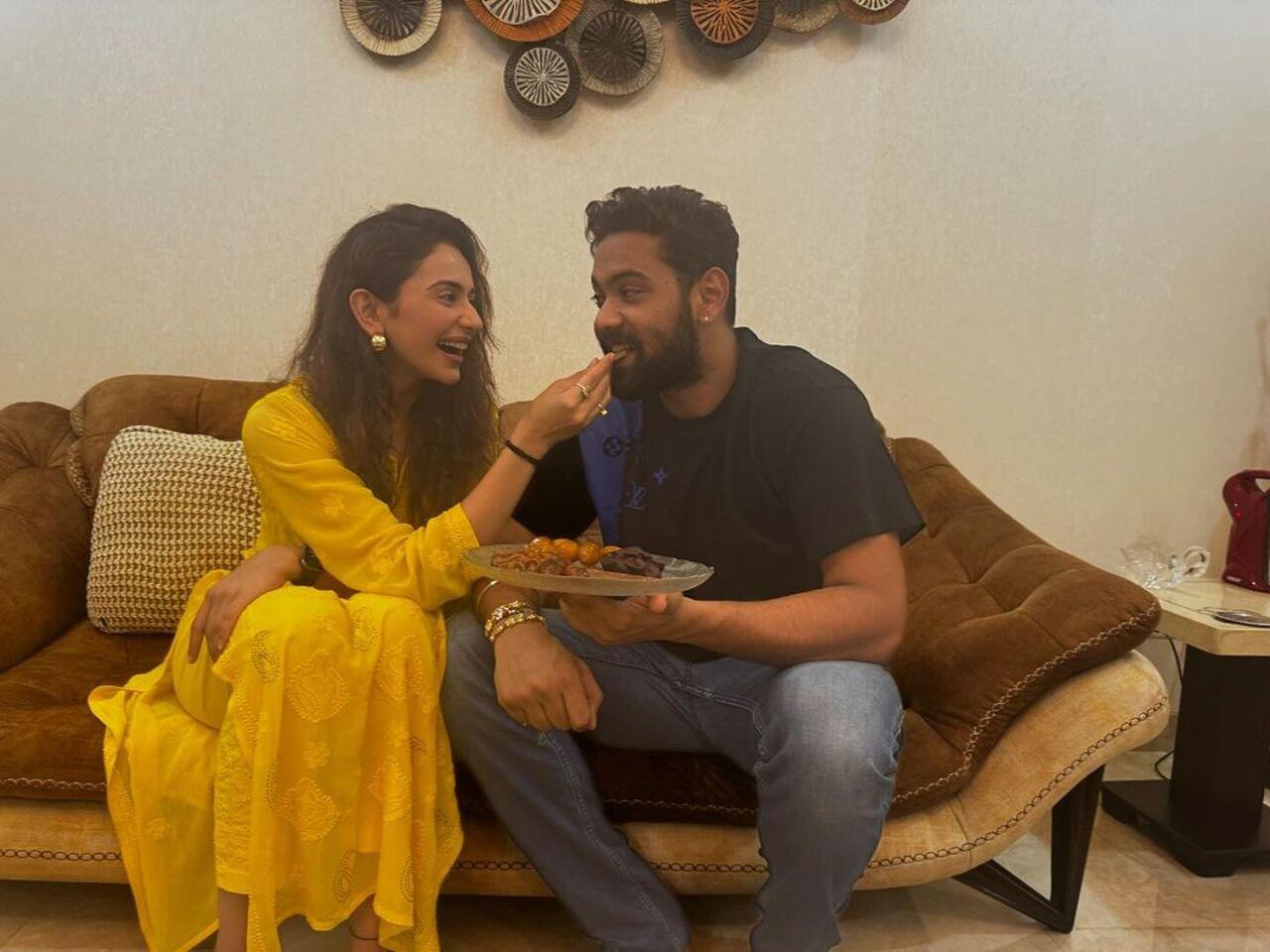Rakul Preet Singh also took to social media to share a glimpse of her Rakhi celebration with brother Aman Preet Singh