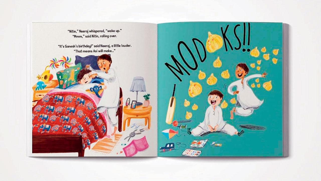 This picture book introduces children to the world of Ganpati festival