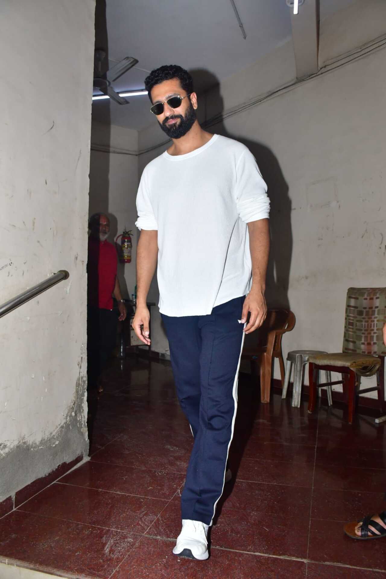 Vicky Kaushal was all smiles as he got papped in a casual look in the city