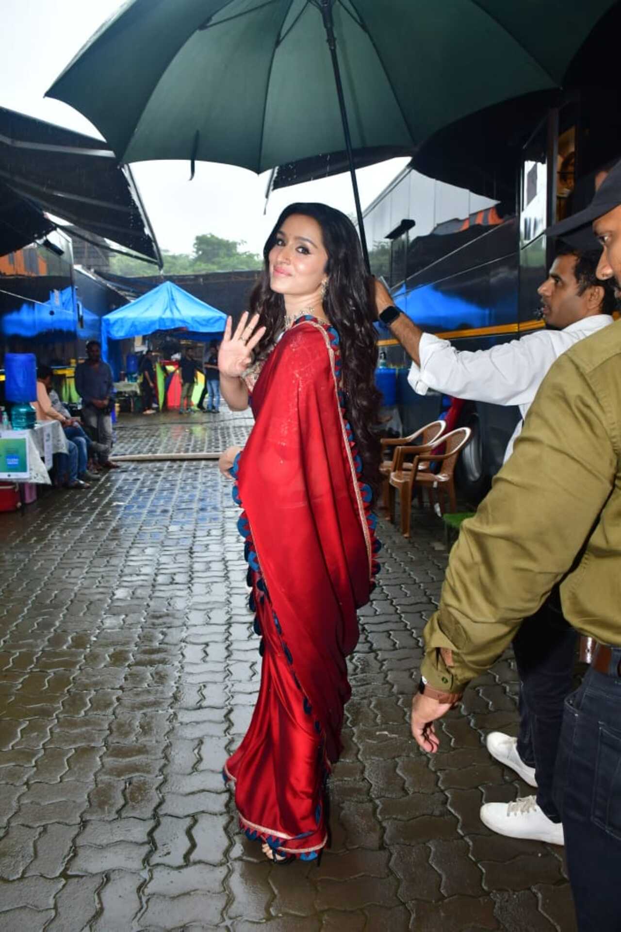 Shraddha Kapoor was seen out and about in the city for the promotion of her upcoming film 'Stree 2'
