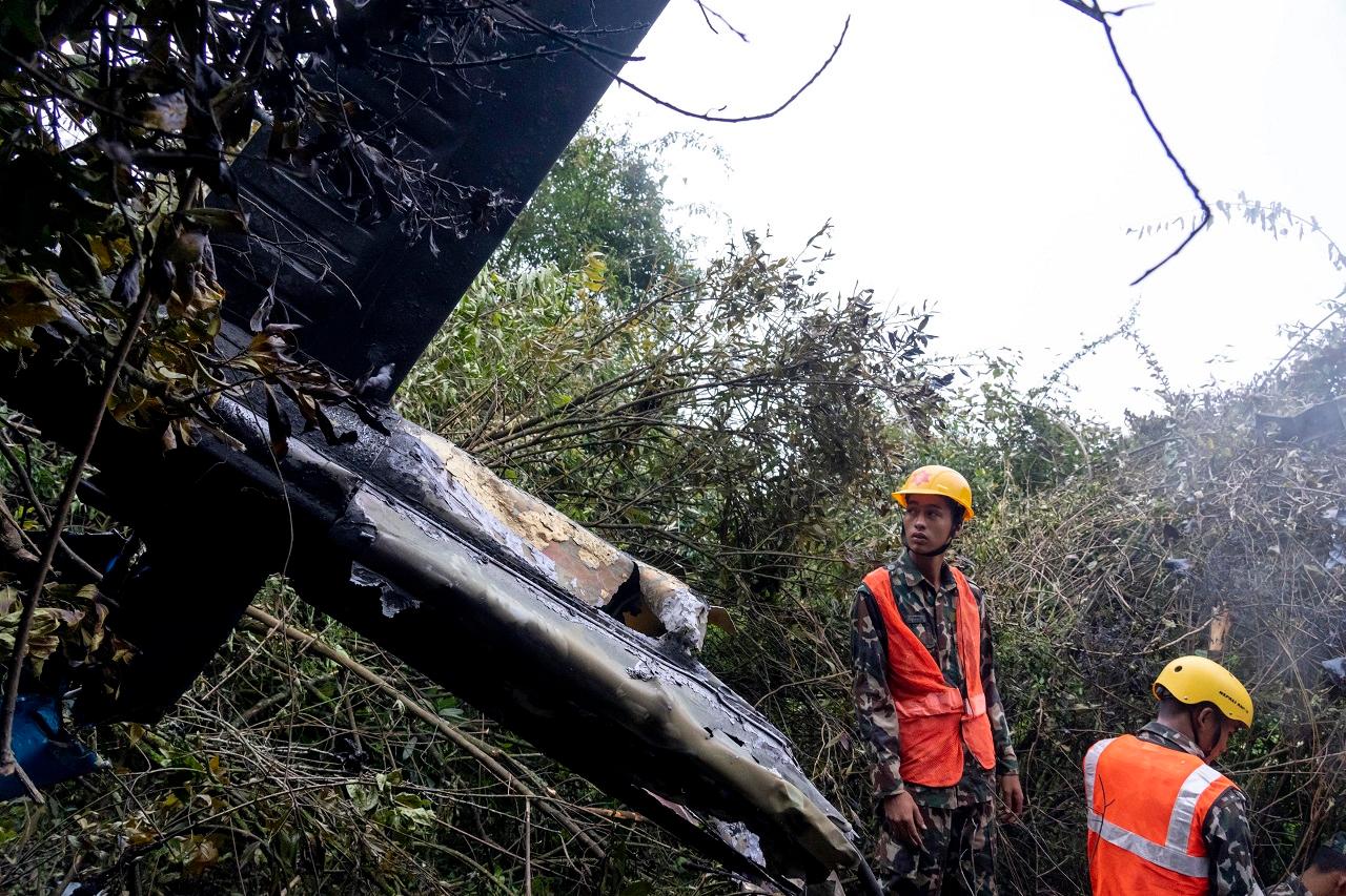 The four passengers are Chinese nationals, and the pilot is a Nepali man, officials said