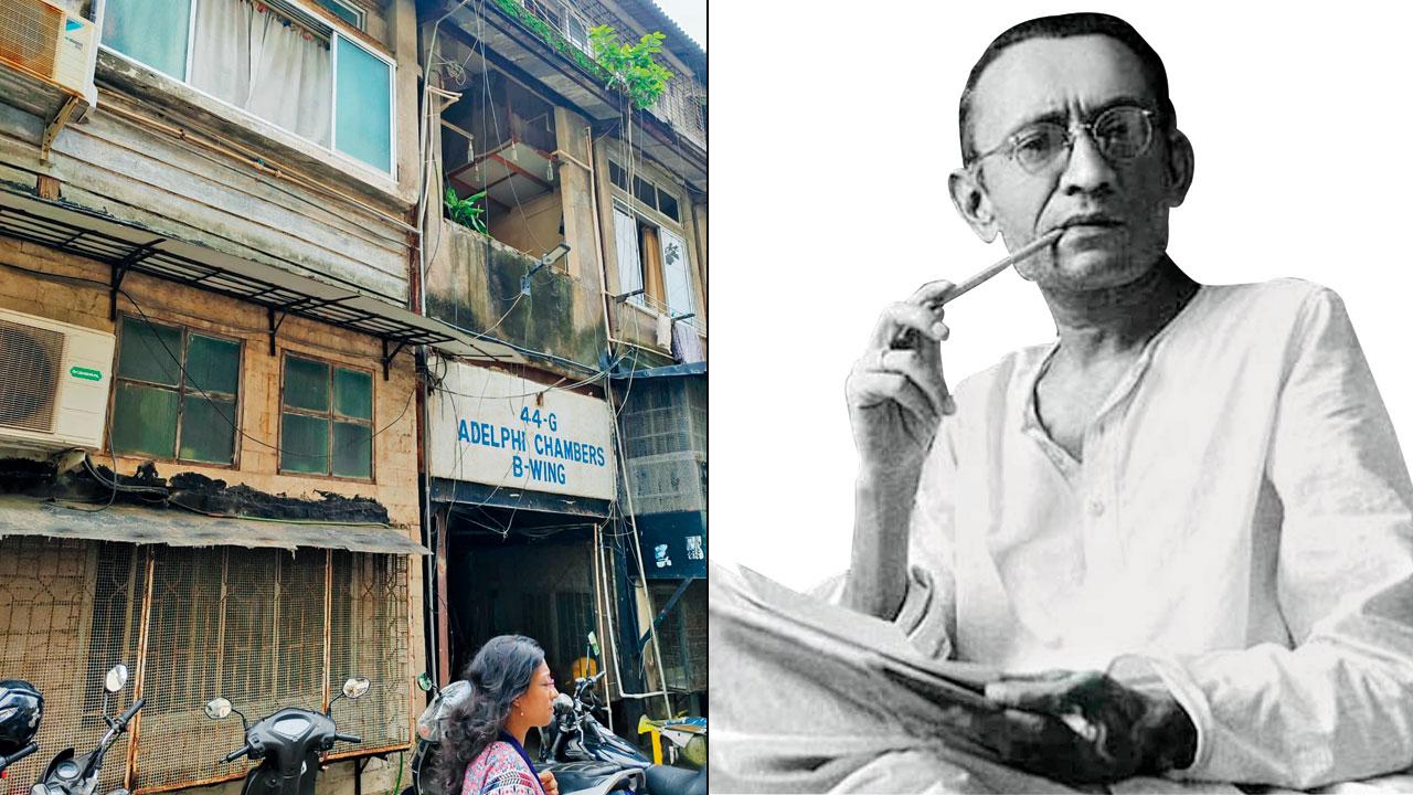 Adelphi Chambers, Manto’s residence in Byculla (right) Saadat Hasan Manto