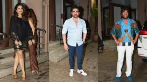 Wifey Sshura gives Arbaaz's b'day bash a miss; Raveena, Chunky & others attend