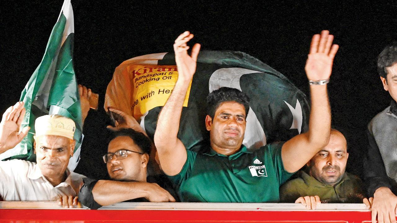 Family emotional as fans celebrate Nadeem’s return