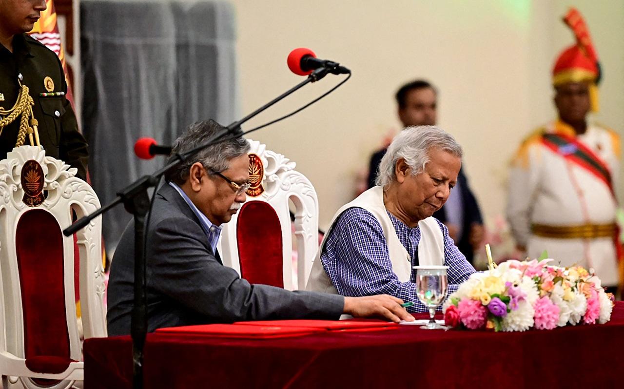 Miller noted that the US has been in communication with the interim government, including attending the swearing-in of Yunus