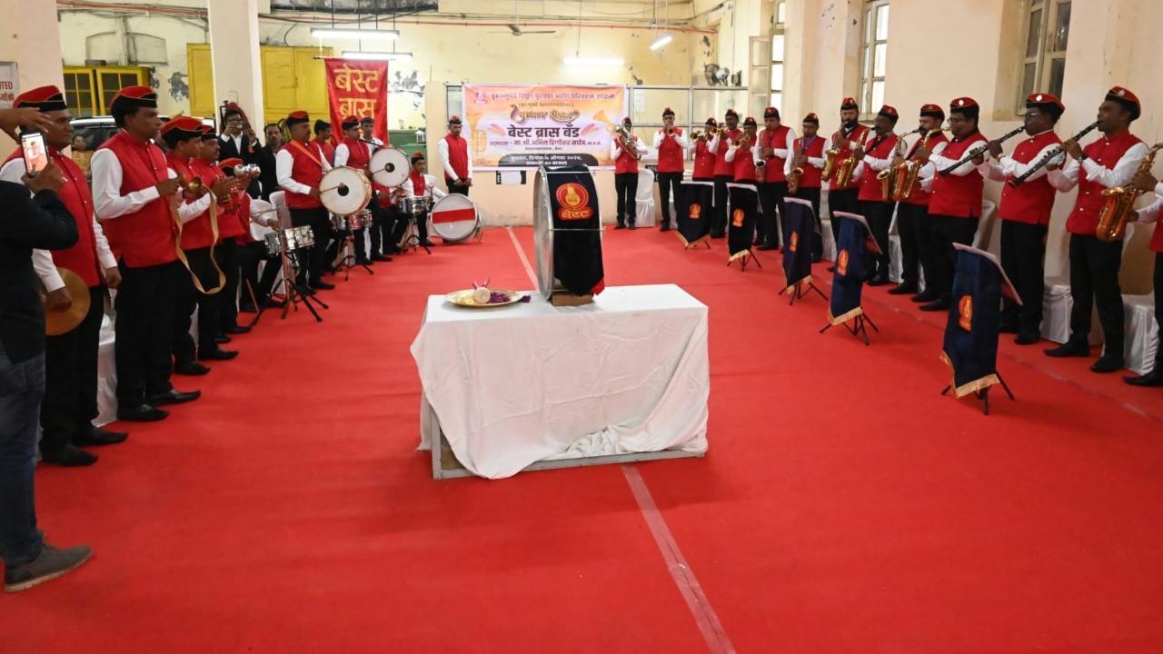 BEST launches new brass band to celebrate 77th 'BEST Day' in Mumbai