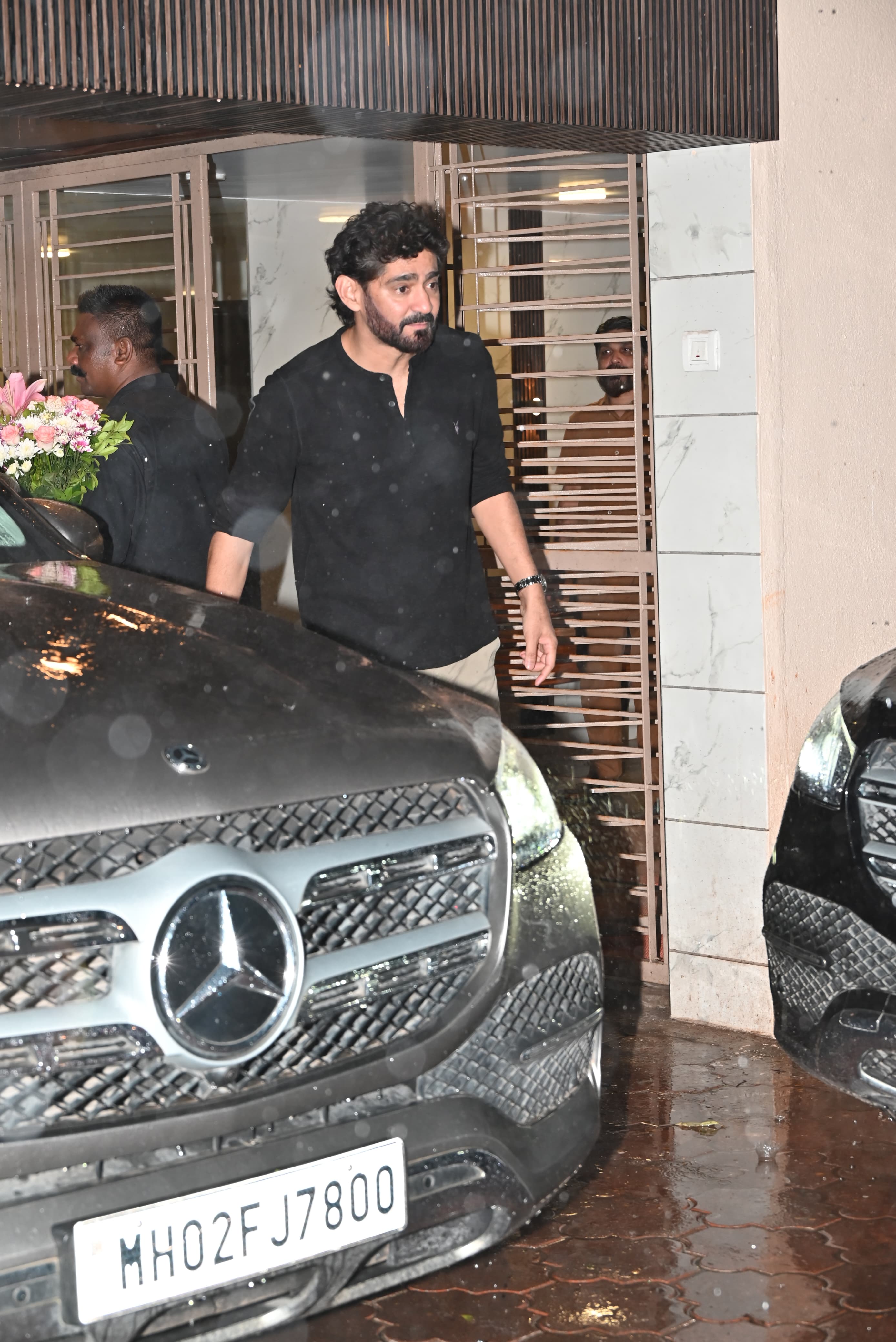 Gaurav Kapur, who is a close friend of Dandekar sisters, was clicked outside the venue