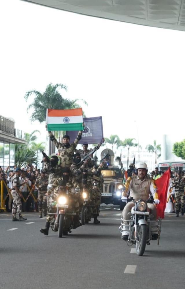 I-Day celebrations at Mumbai airport