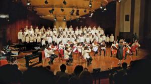 Experience this choral performance reflecting the theme of 'unity' in Colaba
