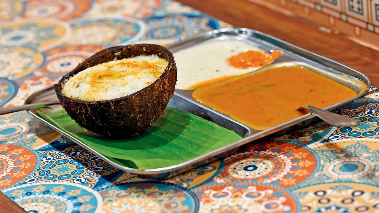 Coconut Shell Idli