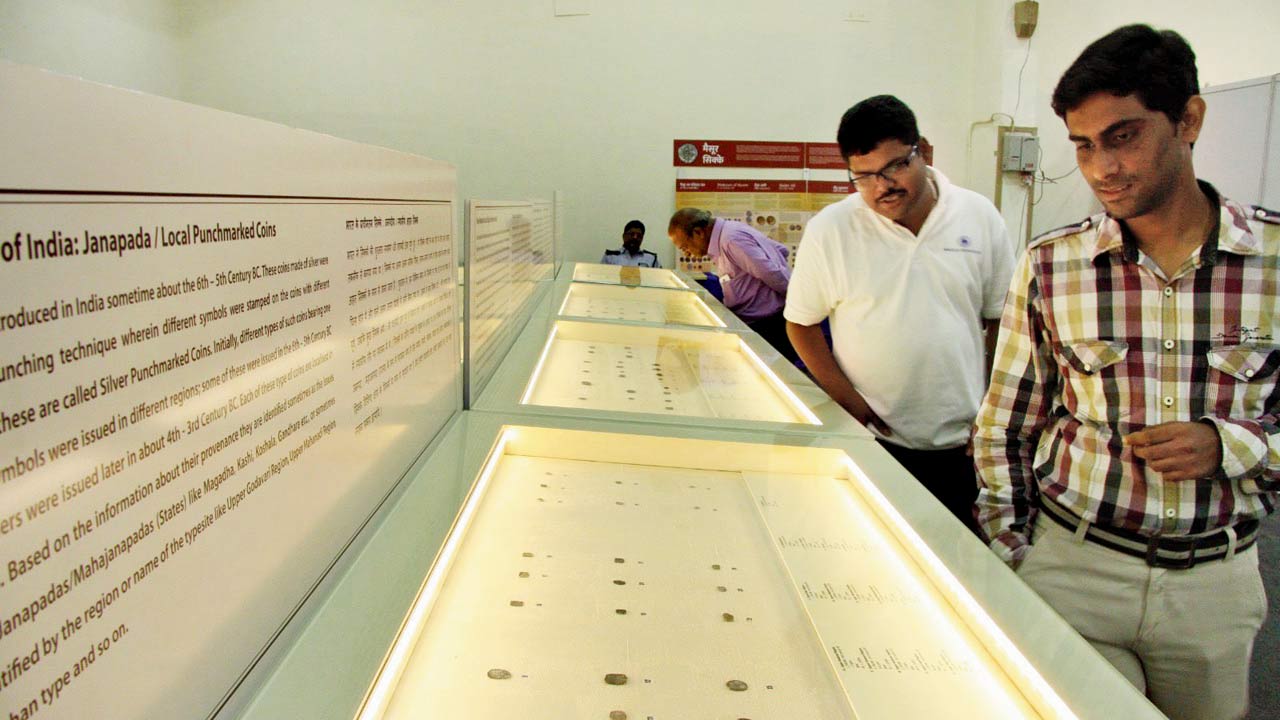 Visitors at a previous coin fair 