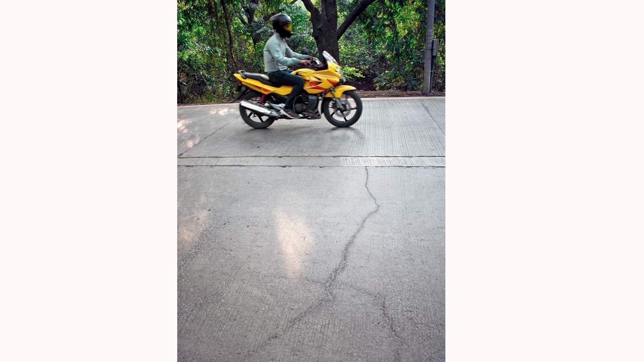 Mumbai: Contractor, agencies fined 8 months after mid-day exposed cracked Aarey road