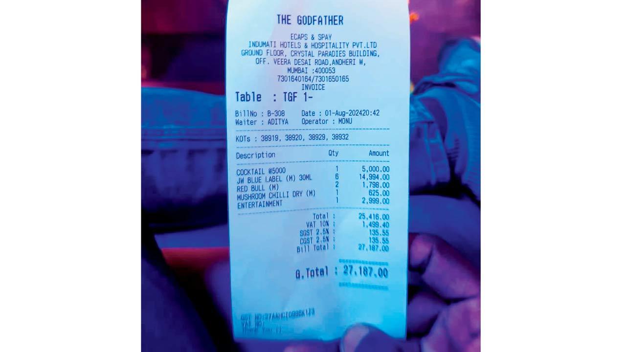 The staff initially demanded about R30,000, but the billed amount was R21,187 after service charges were removed